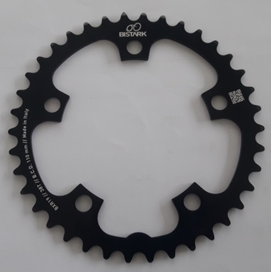 BXR19 - Corona strada 38T B.C.D. 110 mm per posizione interna