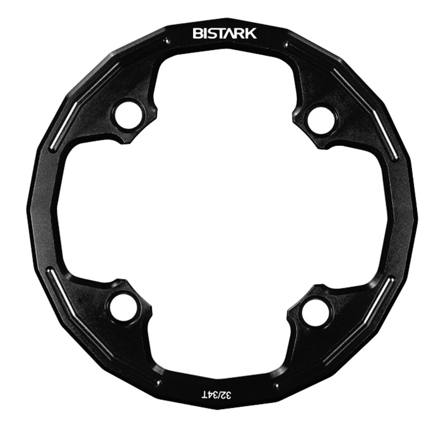 BX28N - Bashring Cruz Nero, B.C.D. 104 mm - Copre fino al 34T