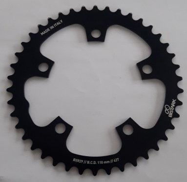 BXR29 - Corona Strada 42T B.C.D. 110 mm per posizione interna