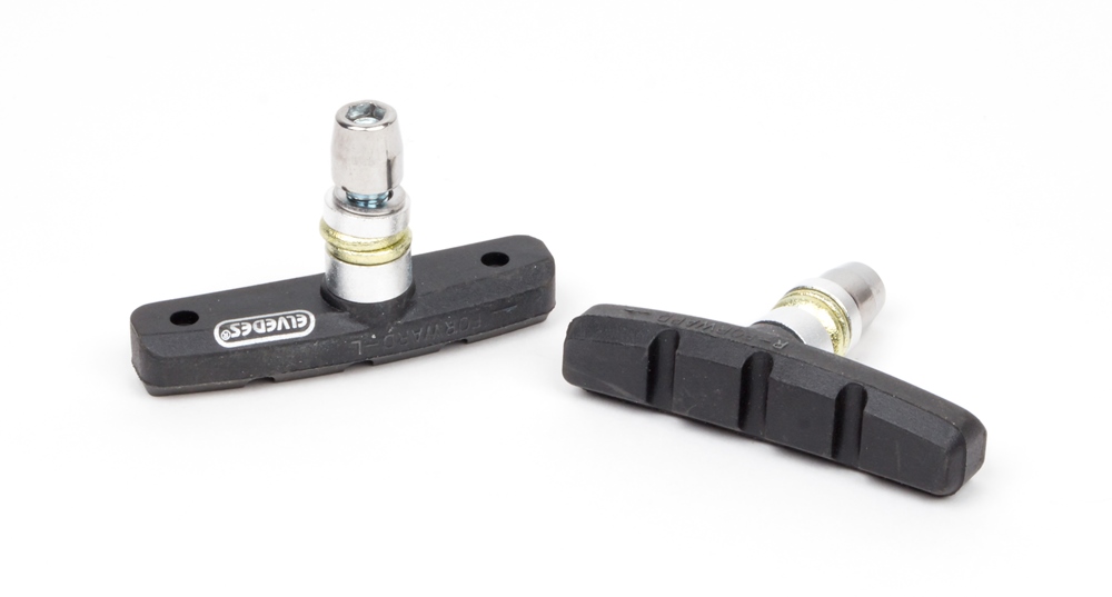 BI00130 - (6807-Card) Pattini del tipo V-brake, Lunghezza: 60 mm