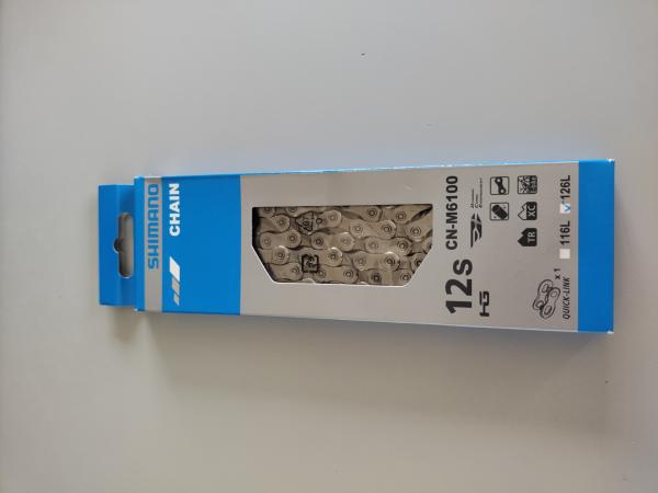 BI00181 - Catena Shimano 12s, 126 maglie